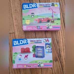 Hello Kitty BLDR Set bundle of 2 NIB